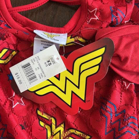 Girls Wonder Woman Dress - Picture 4 of 7